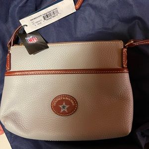 Dallas Cowboys Douney and Bourke gray crossbody purse